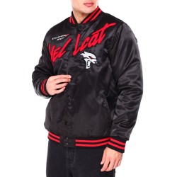 Dodge Hellcat Flame Varsity Satin Jacket  Dodge Hellcat Flame Varsity Satin Jacket