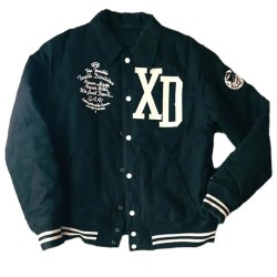 10 Deep Black Cats Varsity Jacket 10 Deep Black Cats Varsity Jacket