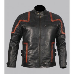 101 Vintage Distressed Motor Biker Real Leather Jacket