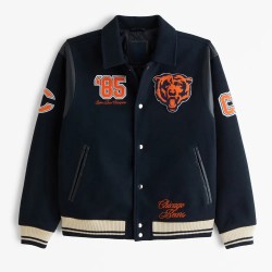 1985 Super Bowl Champions Chicago Bears Varsity Jacket 1985 Super Bowl Champions Chicago Bears Varsity Jacket
