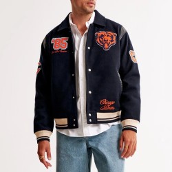 1985 Super Bowl Champions Chicago Bears Varsity Jacket 1985 Super Bowl Champions Chicago Bears Varsity Jacket