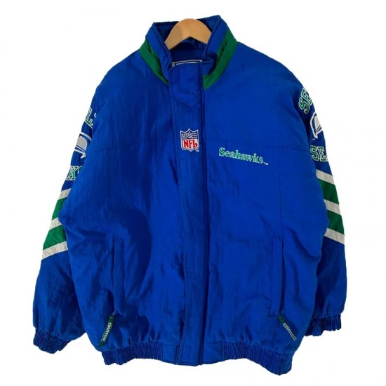 1990’s Seattle Seahawks Royal Jacket 1990’s Seattle Seahawks Royal Jacket