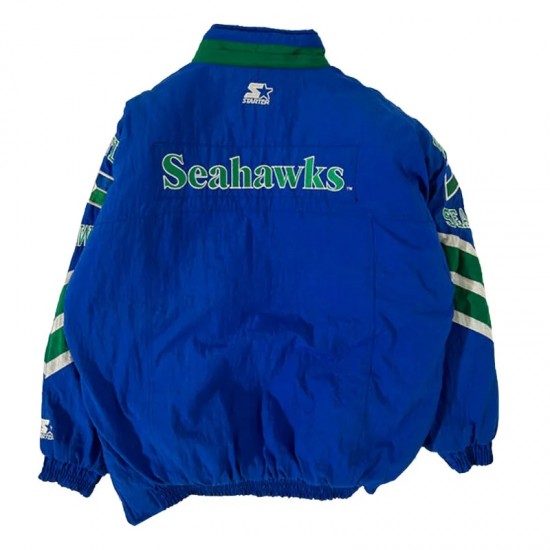1990’s Seattle Seahawks Royal Jacket 1990’s Seattle Seahawks Royal Jacket