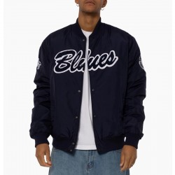 1995 Carlton Blues Script Bomber Jacket  1995 Carlton Blues Script Bomber Jacket