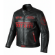 2004 Schumacher Ferrari Black & Red Leather Jacket