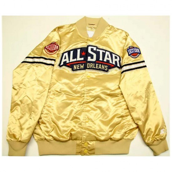 2014 All Star Game New Orlean Satin Jacket