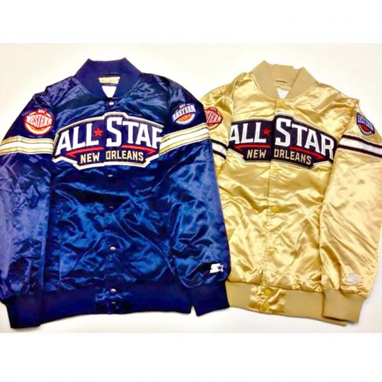 2014 All Star Game New Orlean Satin Jacket