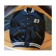 23 Humanz Black Varsity Letterman Jacket