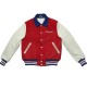 4hunnid Kut Red Varsity Jacket 4hunnid Kut Red Varsity Jacket front view varsity jacket