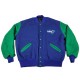 70’s Seattle Seahawks Royal and Green Varsity Wool Jacket