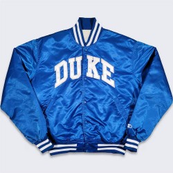 80’s Duke Blue Devils Blue Bomber Jacket 80’s Duke Blue Devils Blue Bomber Jacket