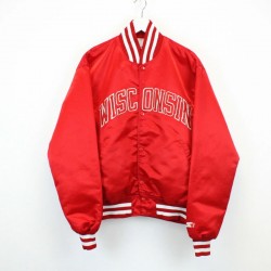 90’s Wisconsin Badgers Red Jacket