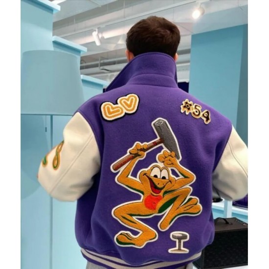 Jacketsthreads A$AP Rocky LV Letterman Varsity Jacket