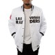 A Stars Las Vegas Raiders White Satin Jacket