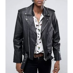 Ace of Spades Black Leather Jacket Ace of Spades Black Leather Jacket