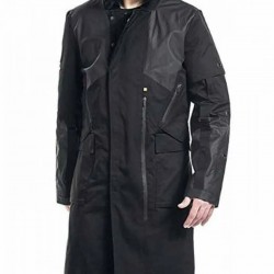 Adam Jensen Deus Ex Nylon Black Coat Adam Jensen Deus Ex Nylon Black Coat