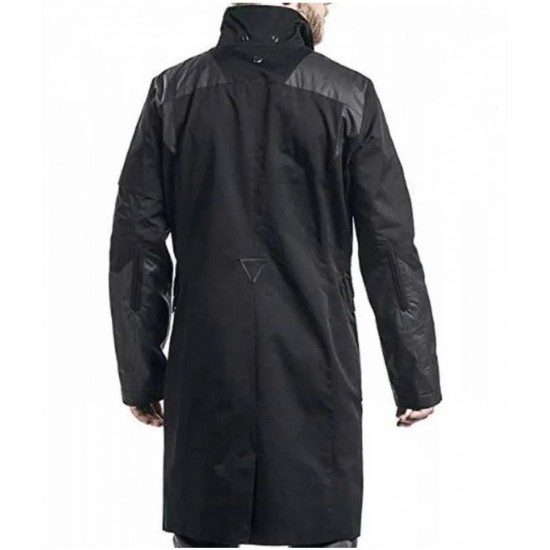Adam Jensen Deus Ex Nylon Black Coat