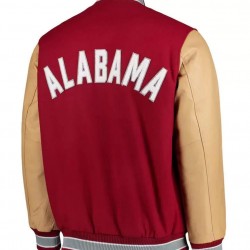 Alabama Crimson Tide Letterman Red Jacket Alabama Crimson Tide Letterman Red Jacket
