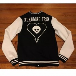 Alkaline Trio Skull Varsity Jacket Alkaline Trio Skull Varsity Jacket