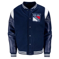 Alternate NY Rangers Varsity Jacket Alternate NY Rangers Varsity Jacket