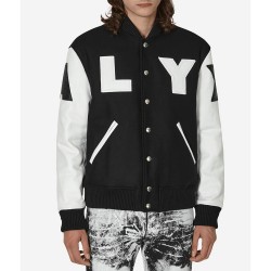 Alyx Black and White Varsity Jacket Alyx Black and White Varsity Jacket