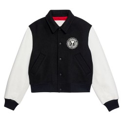 Ami Black and White Varsity Jacket Ami Black and White Varsity Jacket