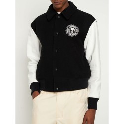Ami Black and White Varsity Jacket Ami Black and White Varsity Jacket