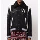 Amiri Always on Point Red Wool Varsity Jacket