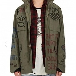 Anarchy Blend M-65 Field Green Cotton Jacket Costume Anarchy Blend M-65 Field Green Cotton Jacket Costume