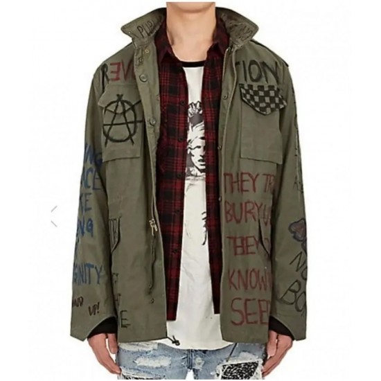 Anarchy Blend M-65 Field Green Cotton Jacket Costume