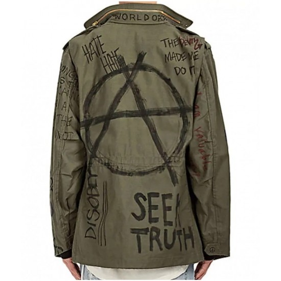 Anarchy Blend M-65 Field Green Cotton Jacket Costume