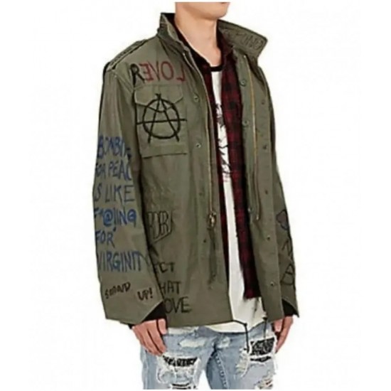 Anarchy Blend M-65 Field Green Cotton Jacket Costume