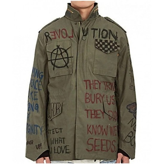 Anarchy Blend M-65 Field Green Cotton Jacket Costume