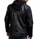 Arnold Terminator 5 Leather Jacket with Hood