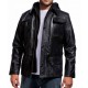 Arnold Terminator 5 Leather Jacket with Hood