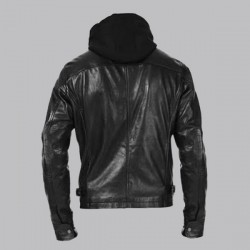 Arrow Oliver Queen Leather Hoodie Jacket Arrow Oliver Queen Leather Hoodie Jacket