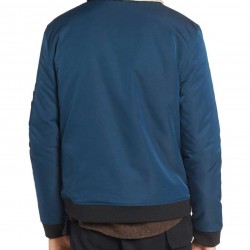 Arrow Rick Gonzalez Blue Jacket with Fur Collar Arrow Rick Gonzalez Blue Jacket with Fur Collar