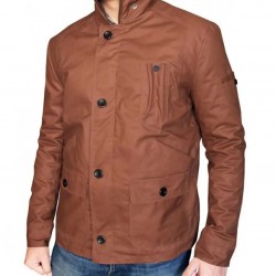 Arrow Season 2 Stephen Amell Brown Cotton Jacket Arrow Season 2 Stephen Amell Brown Cotton Jacket