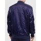 Astros Big Logo Satin Bomber Jacket