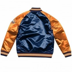 Astros Houston Blue And Orange Satin Jacket Astros Houston Blue And Orange Satin Jacket