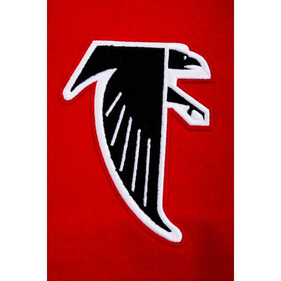 Atlanta Falcons Retro Classic Rib Wool Varsity Jacket