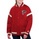 Atlanta Falcons Tournament Red Varsity Jacket