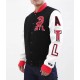 Atlanta Hawks Black and White Varsity Jacket