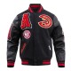 Atlanta Hawks Mash Up Logo Wool Varsity Jacket