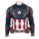 Avenger Endgame Captain America Blue Leather Jacket