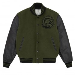 BBC Astro Letterman Green and Black Jacket
