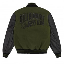 BBC Astro Letterman Green and Black Jacket