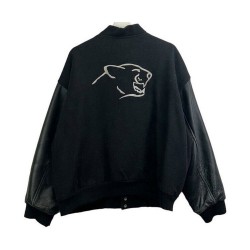 BC Lions CKNW-98 Embroidered Black Varsity Jacket BC Lions CKNW-98 Embroidered Black Varsity Jacket