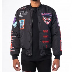 Black Mutant Bomber Jacket Black Mutant Bomber Jacket
