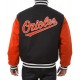 Baltimore Orioles Orange/Black Wool Varsity Jacket